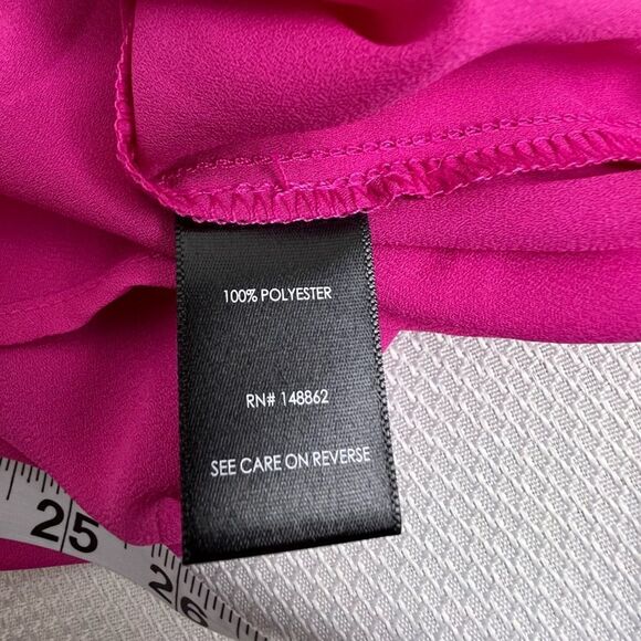 Torrid Womens Tank Solid Pink Georgette Tunic Size 2X - Picture 8 of 8